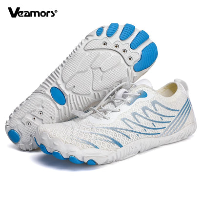 Quick Dry Aqua Shoes for Men Women Breathable Non-slip Water Sneakers Barefoot Soft Sole Wading Footwear for Swimming Beach