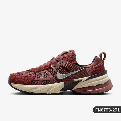 Nike Official Authentic W NIKE V2K RUN Women's Retro Wear-Resistant Dad Shoes FN6703-201