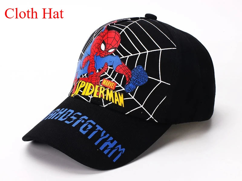 Marvel Anime figurka Spider-Man kreslená baseballová čepice bavlna polyester čepice s kšiltem pro chlapce a dívky čepice a doplňky k hlavě dětský dárek k narozeninám