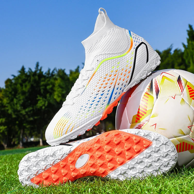 Nuevas zapatillas de fútbol para hombre, oferta destacada, botas de fútbol de alta calidad para mujer y unisex, botas de fútbol sala ultraligeras profesionales TF/FG
