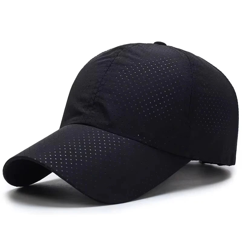 Hat til mænd, forår/sommer, ensfarvet mesh-kasket, baseballkasket til kvinder, efterår, koreansk udgave, solbeskyttelseshue, mesh, åndbar kasket med skygge