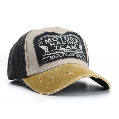 Casquette de baseball en coton printemps-été pour homme, style délavé et vieilli, chapeaux pour homme et femme, casquette de soleil pour l'extérieur, casquettes hip-hop, style décontracté, multicolore