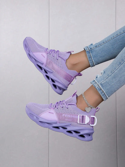 Moda Lila Casual Sneakers Dam Herr Blade Löparskor Storlek 48 Lätta Andningsbara Sportskor Herr Mesh-sneakers