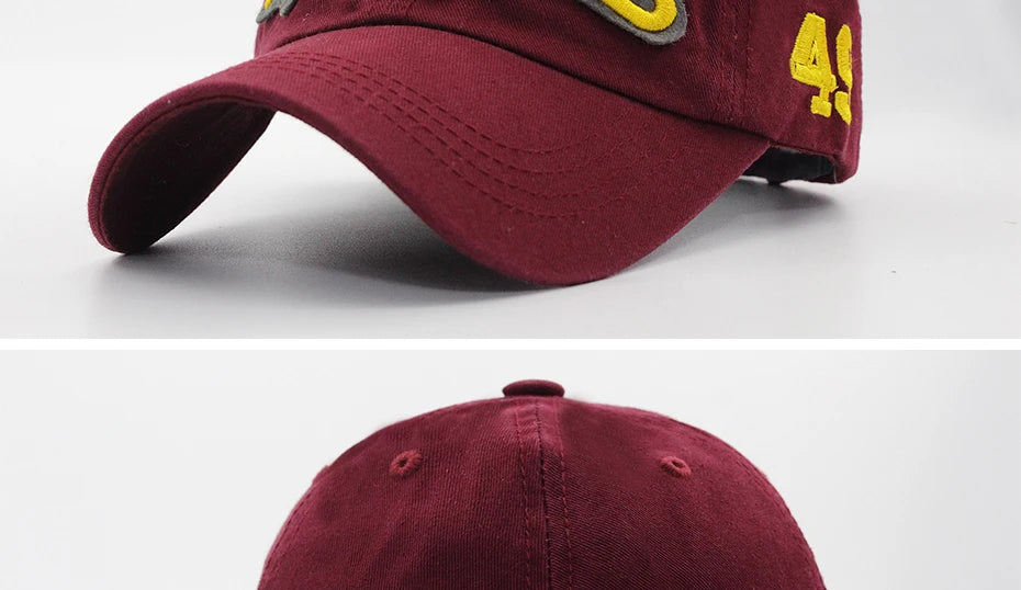 Big Letter Embroidery Baseball Cap Men Summer Casual Women Fashion Snapback Cotton Caps Visor Hip Hop Hat Autumn Adjustable