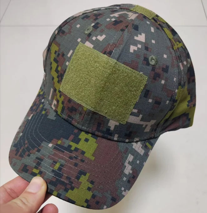 Sydkoreansk baseballkasket med granitmønster og femfarvet digital camouflage til mænd