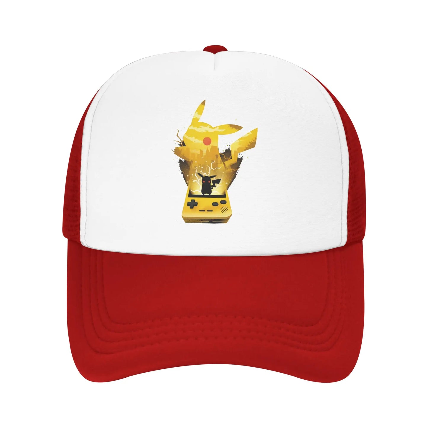 Pokemon Trucker Hats Adult Hip-Hop  Hats Trucker Hat Trucker Cap Adjustable Polyester Mesh Baseball Caps Summer