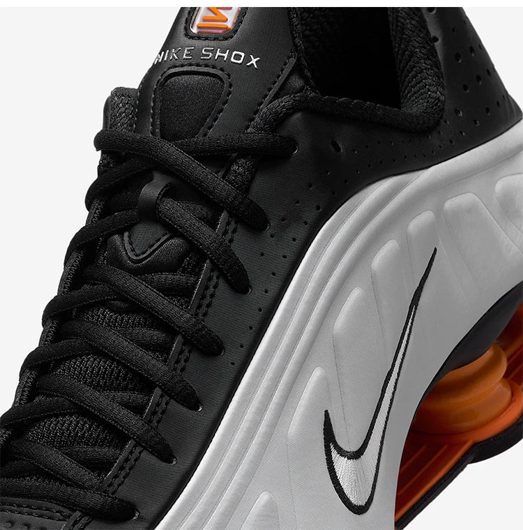 Nike Genuine SHOX R4 Men's Cushioned Wear-Resistant Low-Top Running Shoes HQ1988-003