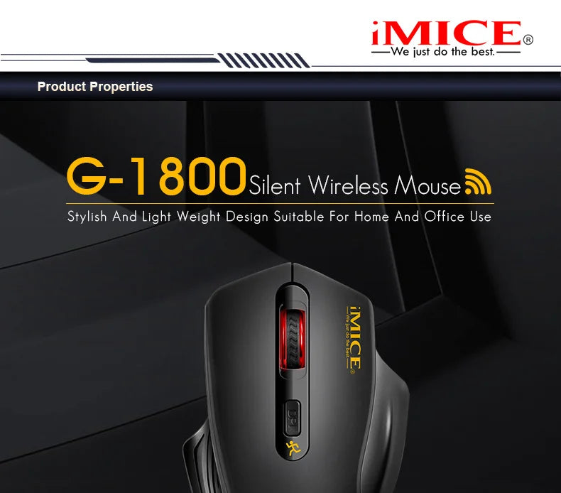 Silent 2.4G USB Wireless Mouse Battery Style Optical Tracking Computer Mice Receiver Soundless Mice For Office Laptop Ipad Mac
