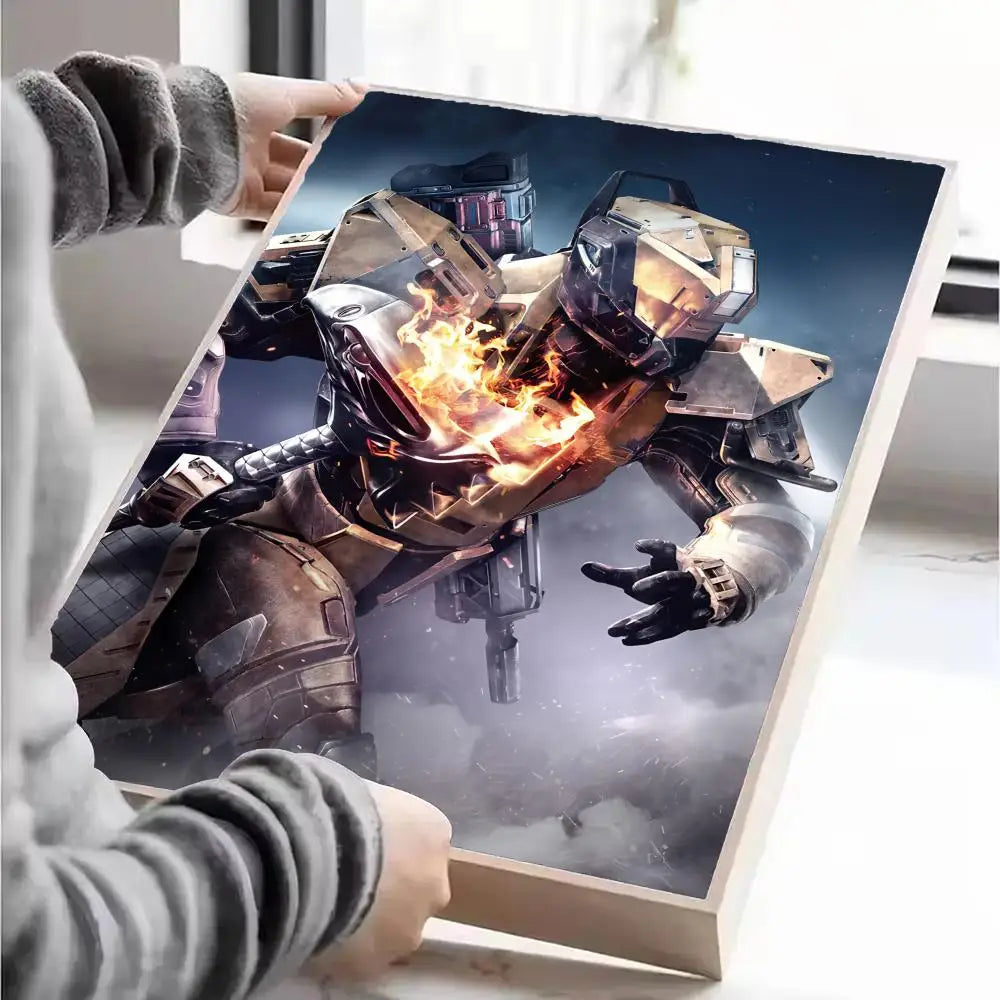 Destiny Poster Self-adhesive Art Waterproof Paper Sticker Coffee House Wall Decor
