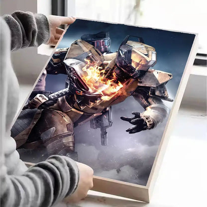 Destiny Poster Self-adhesive Art Waterproof Paper Sticker Coffee House Wall Decor
