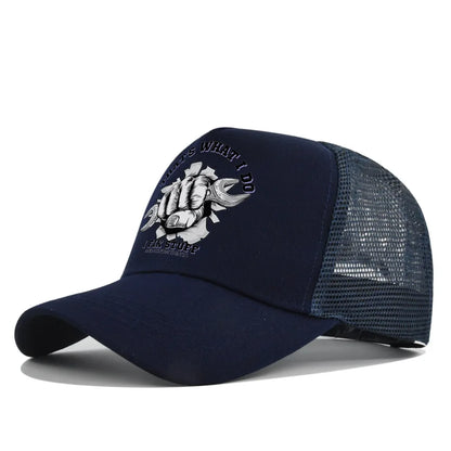 Gorra de béisbol de moda para primavera-verano, de malla estampada y transpirable, con logotipo personalizado para hombres, mujeres y parejas; gorra con visera, casquette.