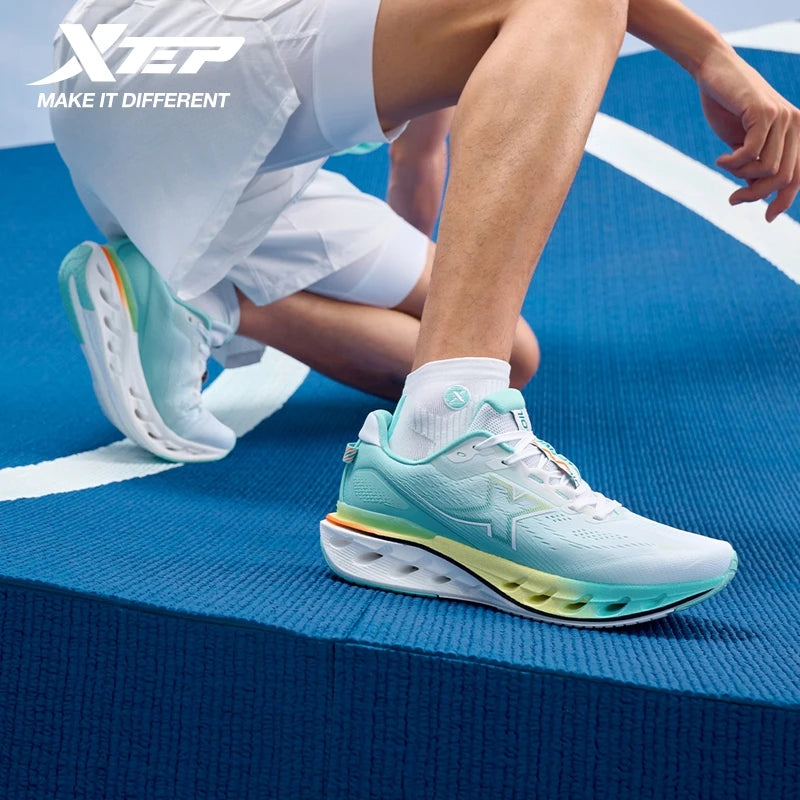 Xtep Reactive Coil 12.0 Running Shoes for Men, 2025 Summer Elastic Sports Shoes, Rebound Cushioning Sneakers 975219110045