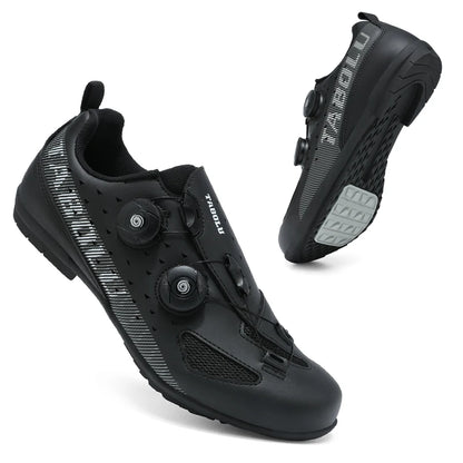 Cycling Sneaker MTB Men Sport Road Bike Boots Flat Racing Speed Sneakers Trail Mountain Bicycle Footwear Spd Pedal Cycling Shoes