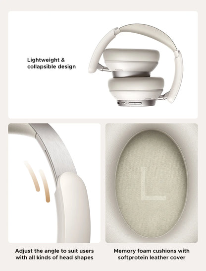 UGREEN Studio Pro 48dB ANC Kabellose Kopfhörer – Bluetooth 6.0 Hi-Res LDAC Over-Ear-Kopfhörer mit 120H Wiedergabezeit