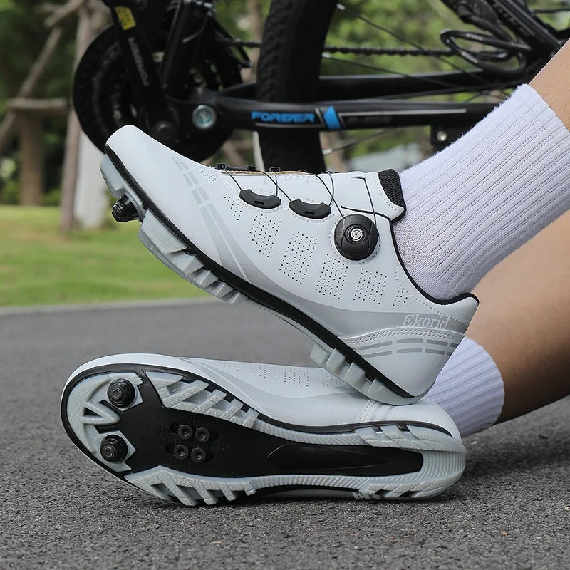 Men's Mountain Bike Shoes MTB,Breathable,Non-Slip,High Hardness,Suitable For Outdoor Road Racing,Mountain Off-Road Riding 37-46