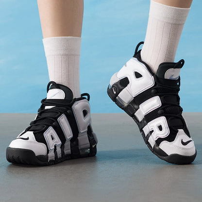 Nike (Nike) Women's Shoes Air More Uptempo (Gs) Sports Shoes Fashionable, Comfortable, Warm, Air-Cushioned Casual Shoes Dq6200-001