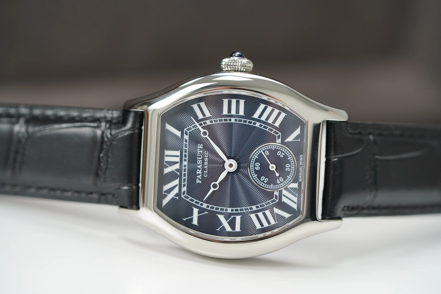 FARASUTE New Classic Hangzhou Customized Movement Manual Mechanical Watch Men Sapphire Crystal Small Second 50m Waterproof reloj