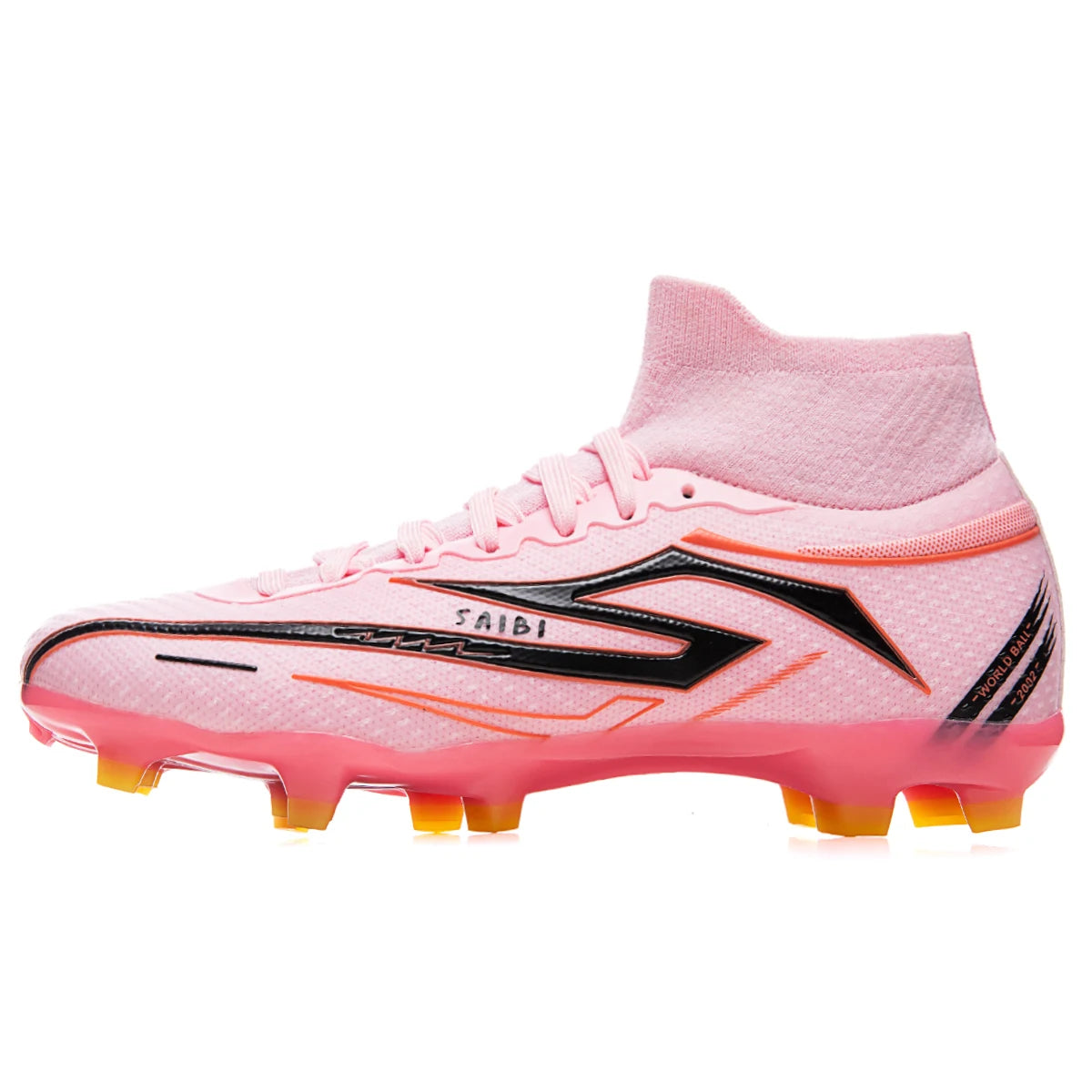 Classic Style AG FG Football Shoes PU Fabric Ventilated Upper TPU Wearproof Outsole Unisex Kids Outdoor Football Shoes