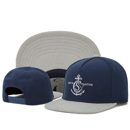 Luksus kasket Gorra-mærke Herrehatte Flat Top Baseball-kasket til mænd Justerbar Snapback Gorras Hombre Sport Kvinder Mænd HipHop Solhat