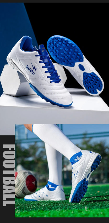 Double Star Herren-Fußballschuhe aus echtem TF-Turf, für Grundschüler, Jugendliche, Erwachsene & Kinder, professionelles Training und