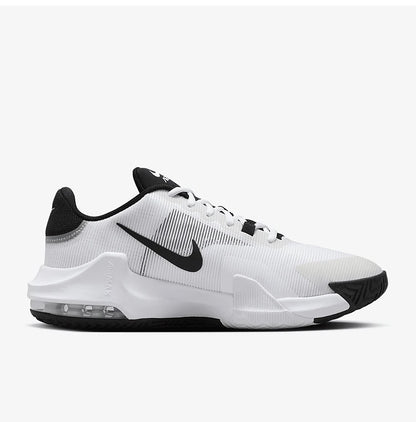 Zapatillas de baloncesto para hombre Nike Genuine Impact 4, prácticas, con amortiguación de cámara de aire, DM1124-103