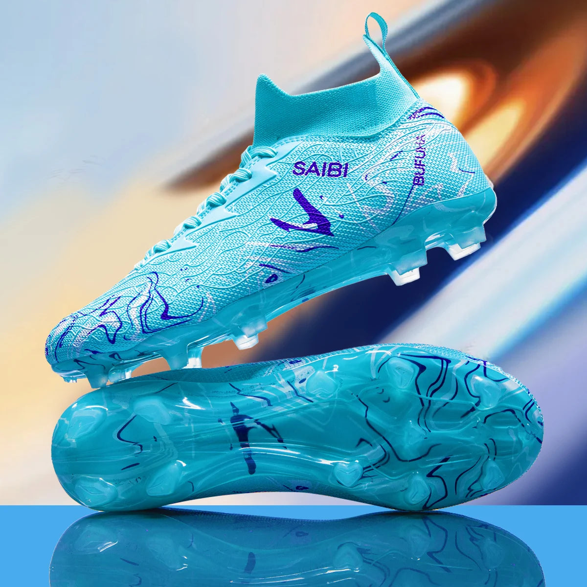 Nouvelles chaussures de football professionnelles unisexes, antidérapantes, pour l'extérieur, livraison directe, pour le futsal, l'entraînement et le sport.
