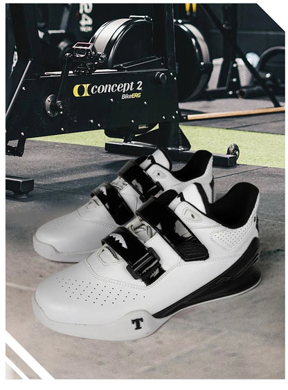 Professionelle Gewichtheberschuhe, bequeme Indoor-Squat-Trainingsschuhe, langlebige, rutschfeste Gewichtheber- und Kreuzheben-Sportschuhe