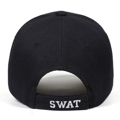SWAT Eagle Baseball Cap Men's Embroidered Eagle Pattern Adjustable Peaked Caps Outdoor Visor Hat Tactical Hat Military Cap
