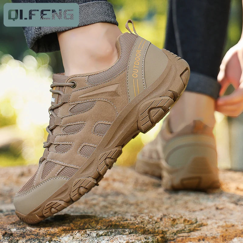 Men Women Outdoor Sports Hiking Shoes Fashion Trekking Sneakers Comfort Footwear All Season Jogging Shoes for Men Breathable Shoes