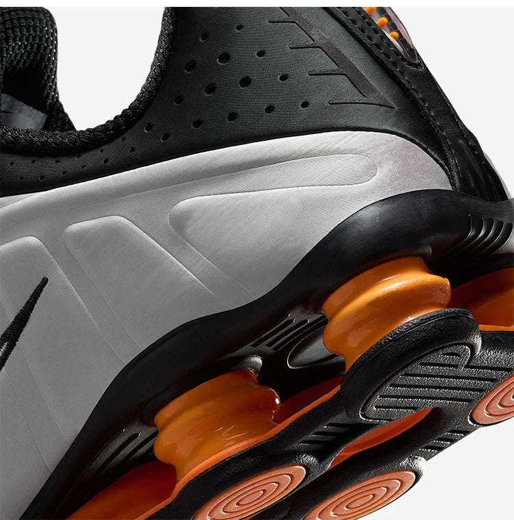 Nike Genuine SHOX R4 Men's Cushioned Wear-Resistant Low-Top Running Shoes HQ1988-003