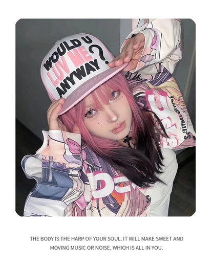 Cappelli da baseball unisex nuovi con color block, stampa lettering e ricamo, stile hip hop, rete traspirante, visiera parasole, trucker street versatili