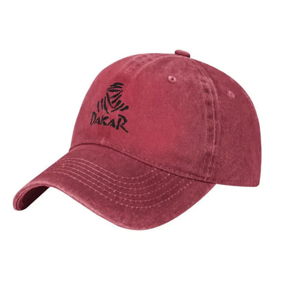 Casquettes de baseball vintage de course tout-terrain « D-Dakares Rally », style unisexe, effet vieilli, lavées, casquettes de soleil, de voyage, souples et non structurées