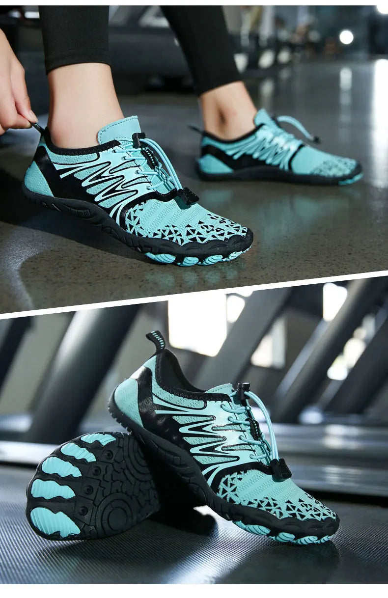 EOCENE Barfuß-Outdoor-Sportschuhe für Herren und Damen, schnell trocknende Aqua-Schuhe für Strand, Schwimmen, Fitness, Waten, Wandern und Radfahren
