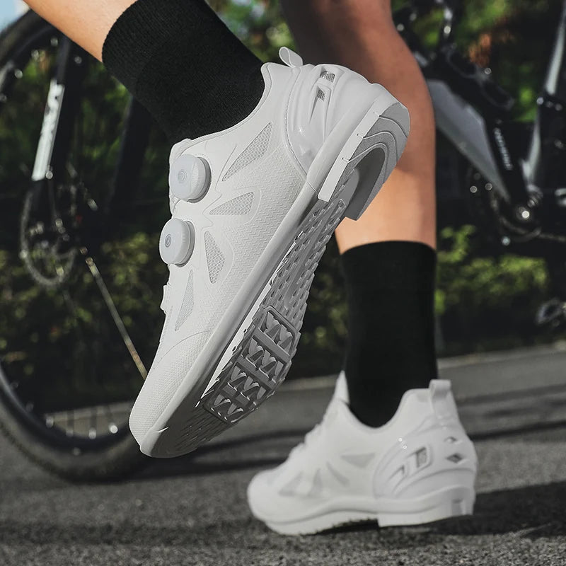 Men Non Locking Mountain Bike Shoes Without Cleats Road Bicycle Rb Speed Non Cleat Cycling Shoes Sneaker Flat Pedal Mtb Women