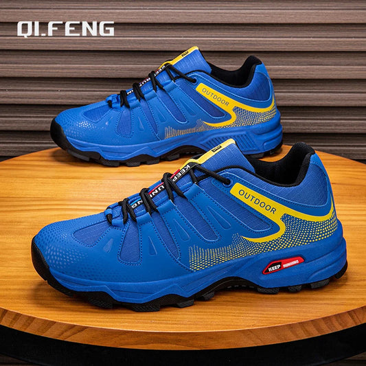 New Outdoor Men's Shoes Men's Anti Slip mountaineering Shoes Travel Hiking Adventure Footwear Fashionable Casual Sneaker