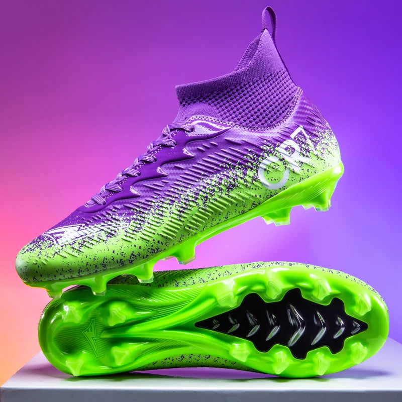 Zapatos de fútbol para adulto de alta demanda en otoño, con amortiguación, suaves y estables, deportivos con rebote, envolventes, ligeros y con tacos