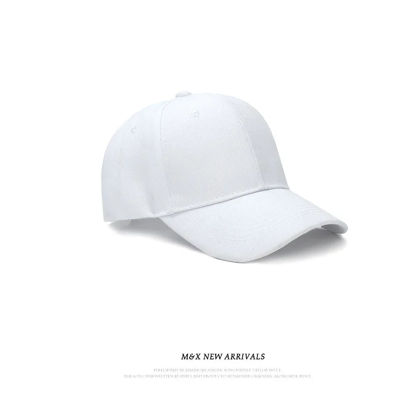 Barve Poletje Jesen Moda Enobarvne Moški Ženske Baseball kapica Adhezivna kapica HipHop Nastavljiva Kul sončna kapica Casquette Gorras Darilo