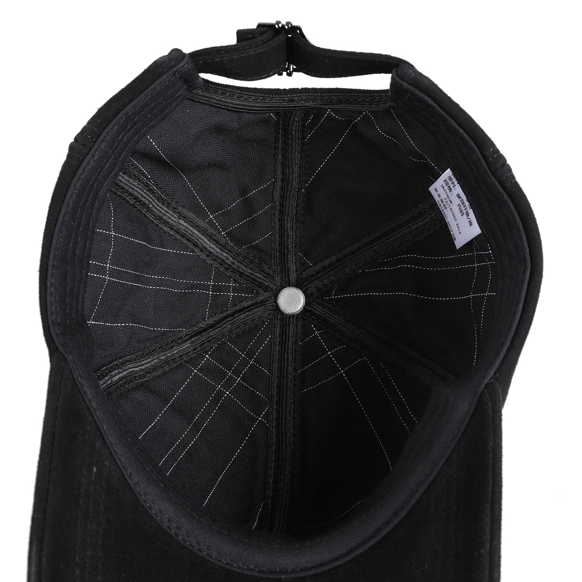 BOONJOVIA Unisex Genuine Suede Leather Baseball Caps for Mens Womens-Adjustable Buckle Back Real Leather Hats