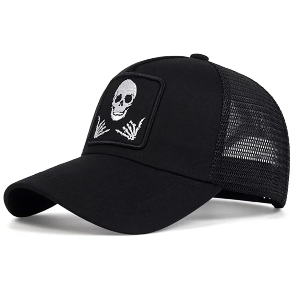 Unisex Personality Embroidery Baseball Net Caps Adjustable Casual Hats Spring and Summer Outdoor Sunscreen Hat
