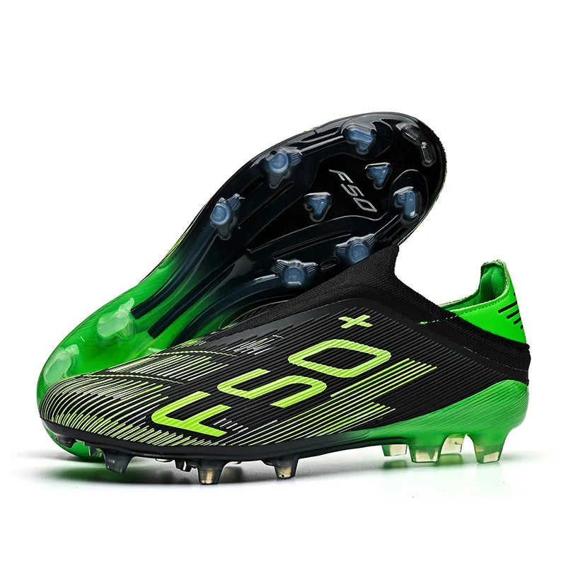 Chaussures de football F50 pour hommes, crampons d'entraînement rapides, chaussures de football antidérapantes pour extérieur, Chuteira Campo 35-45