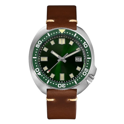 San Martin Turtle Men's Diver Watch 44mm NH35 Automatic Mechanical Wristwatch Sapphire Waterproof 200m Luminous Watches SN0047