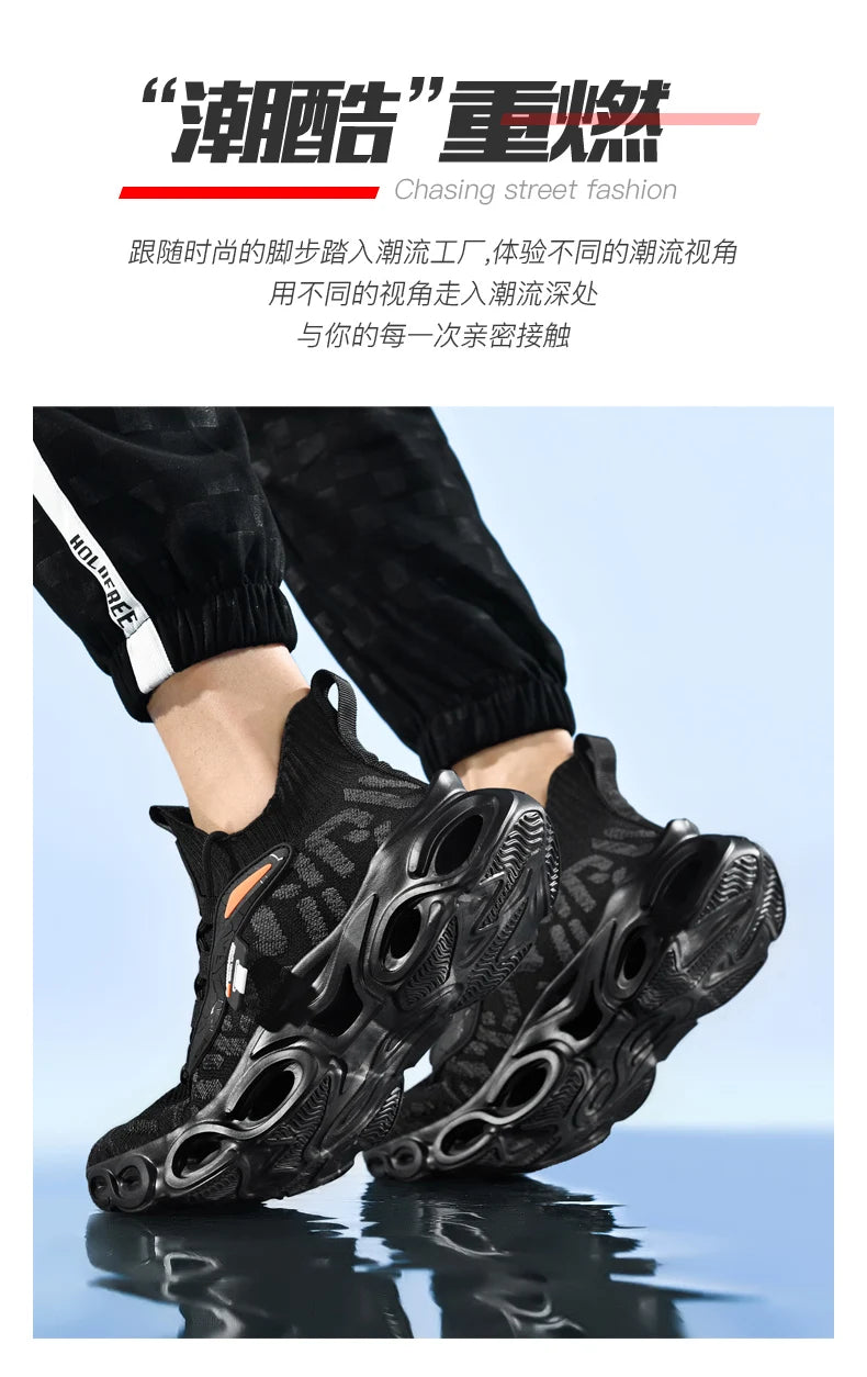 Men's Sneakers Luxury Designer Casual Shoes Platform Shoes Fashion Blade Loafers Running Shoes for Men