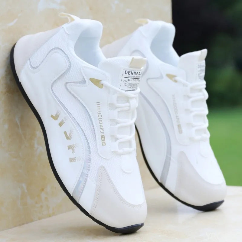 Large Size Spring and Autumn New Thick Sole Height-Increasing Casual Men's Shoes, Niche Trend Versatile Flat Sports Shoes for Men