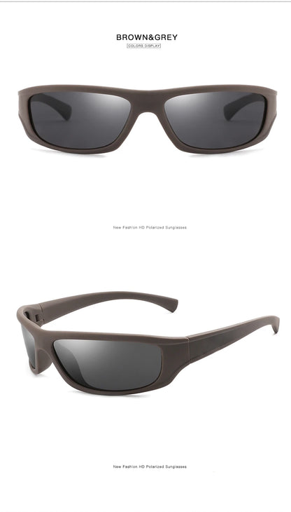 2024 Fashion Polarization Cycling Sunglasses Retro Sport Fishing Glasses Men Women Lightweight Driving Cycling Running UV400