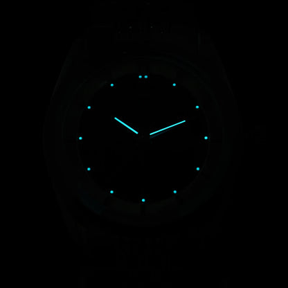 Watchdives WD1954 Classic Black Quartz Watch 36Mm Sandstone Dial VH31 Watch Luminous Waterproof Brushing 316L Steel Luxury Watch