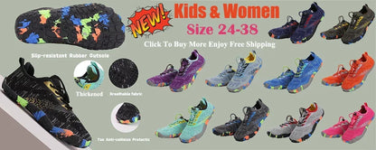 New 12 Colors Water Shoes Kids Summer Beach Five Fingers Barefoot Swimming Aqua Shoes Quick Dry Seaside River Children Sneakers