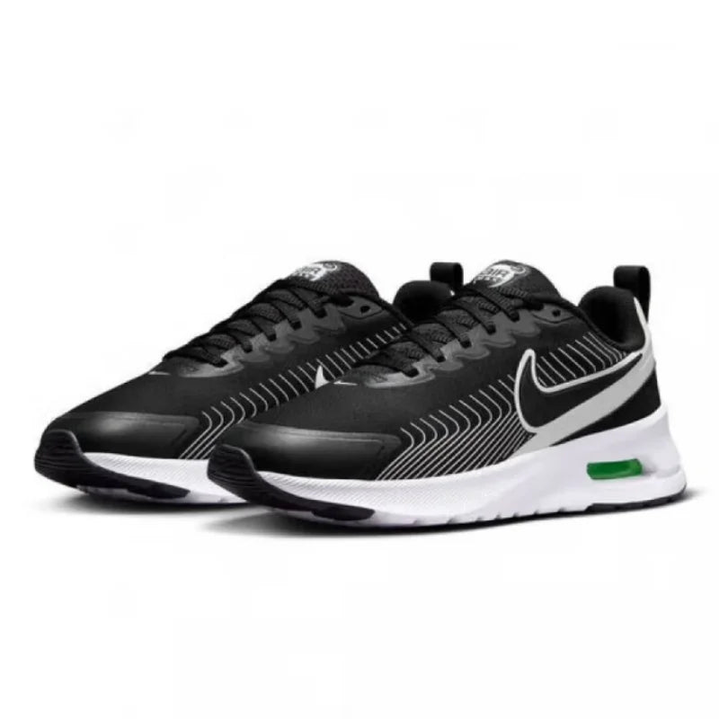Nike Air Cushion Shock Absorbing Training Fitness Men's Running Shoes New Lightweight Comfortable Daily Commuting Sports Running Shoes Air Max Black and White Cool Versatile Casual Sports Shoes Men's Recommended Fd4329-005
