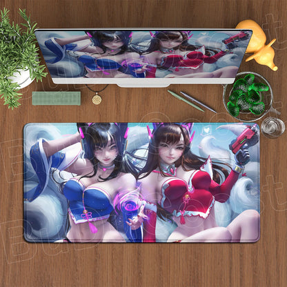 Large XXL DIY Cool  Overwatch Mouse Pad Keyboard Table Gaming Accessories Non-Slip Rubber Edge locking spped Laptop Rug desk Mat