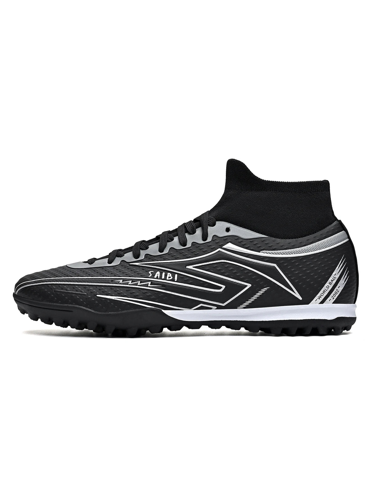 Chaussures de football athlétiques TF Turf, tige en tissu PU doux pour la peau, semelle en caoutchouc antidérapante, qualité fiable, chaussures d'entraînement.