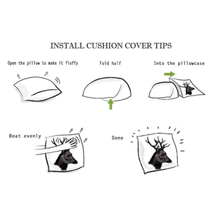 S-Sonic Anime Cool Cushion Cover Silky Short Plush Invisible Zipper Dustproof Sofa Pillow Case For Home Decor
